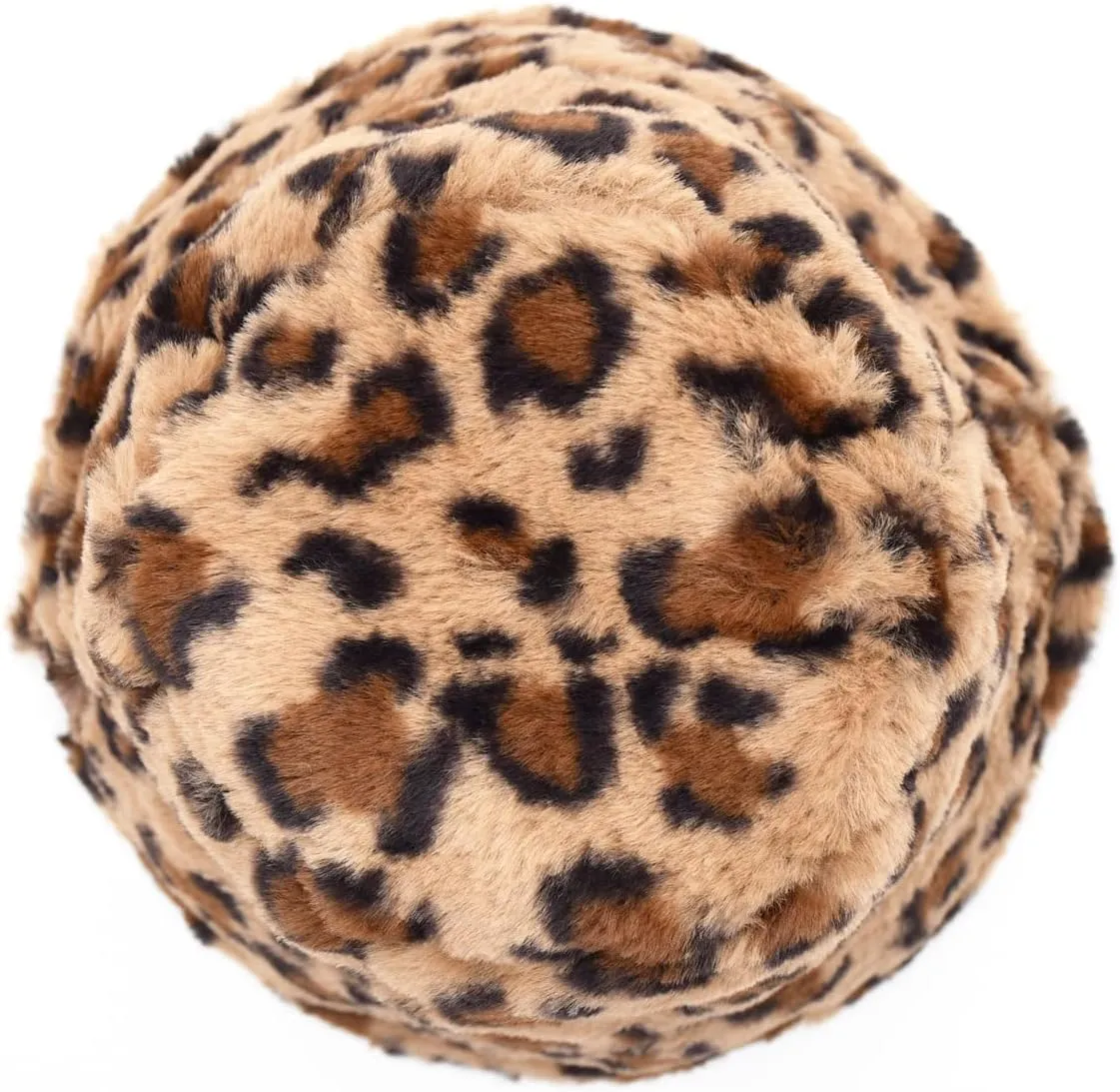 Ralcosuss Women Girls Milk Cow Print Faux Fur Bucket Hats Winter Outdoor Fluffy Warm Fisherman Caps