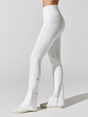 Raquel High Waist Flare - White