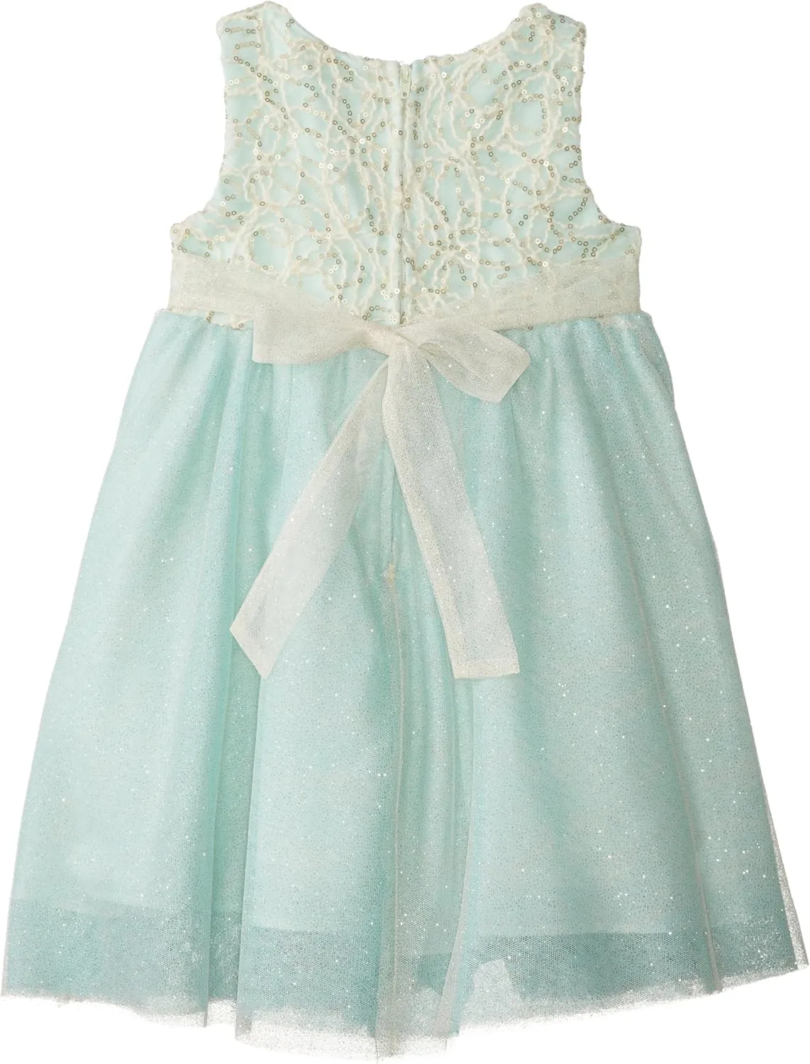 Rare Editions Little Girls' Sequin Sparkle Mesh Occasion Dress