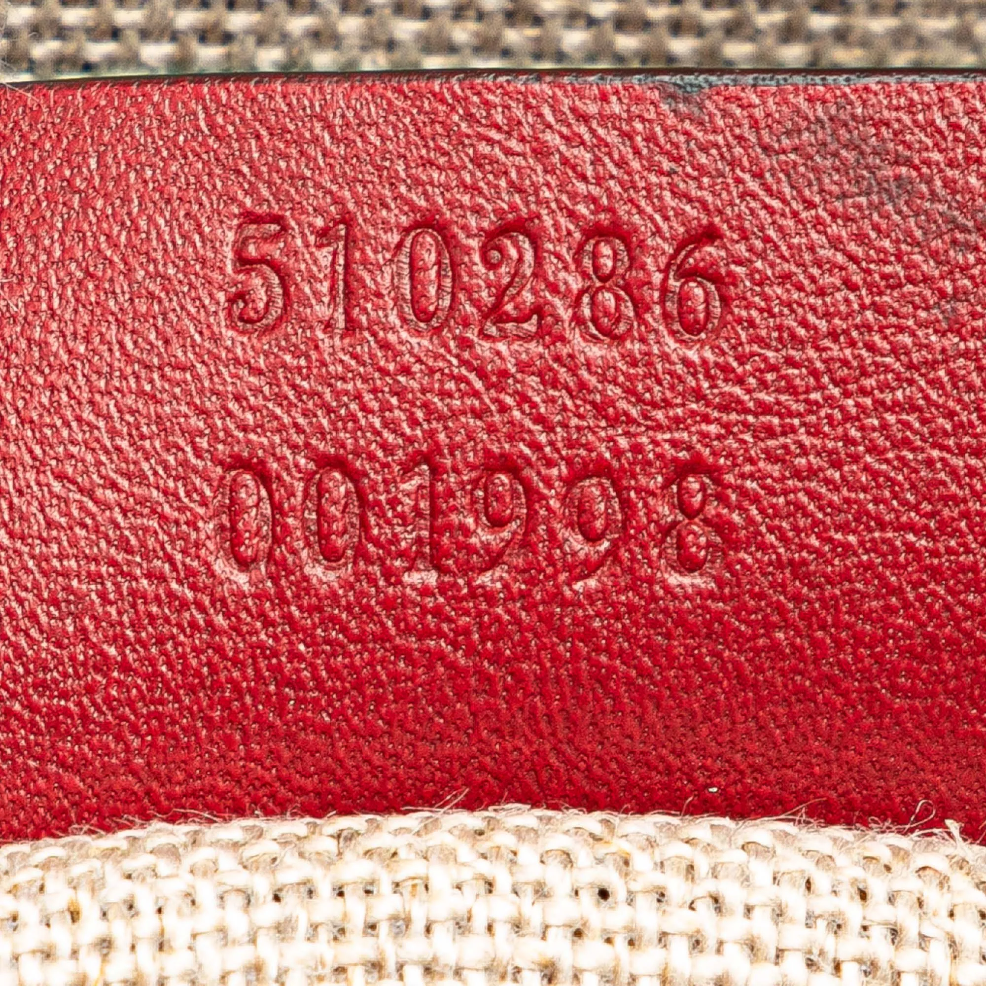 Red Gucci Small Microguccissima Satchel