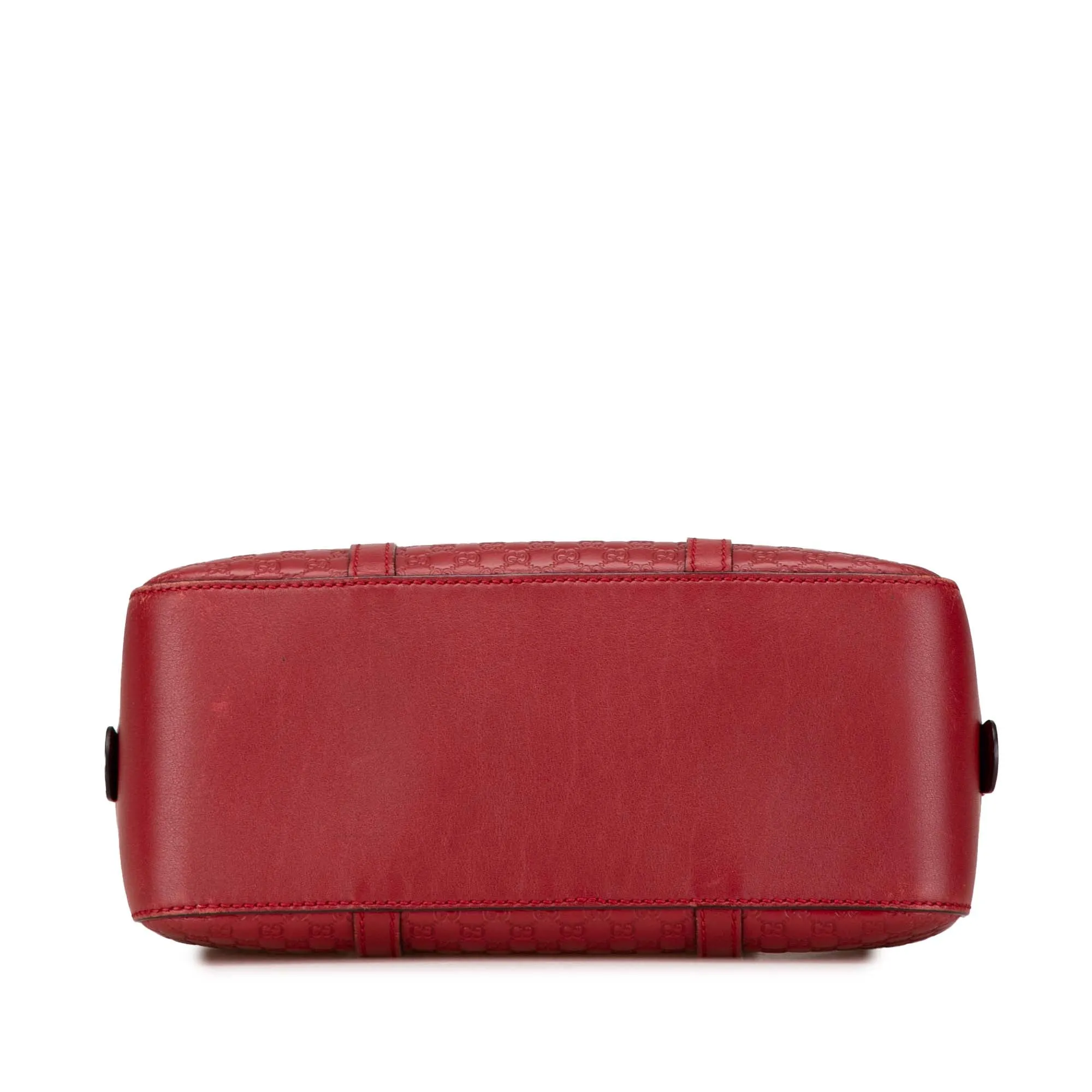 Red Gucci Small Microguccissima Satchel