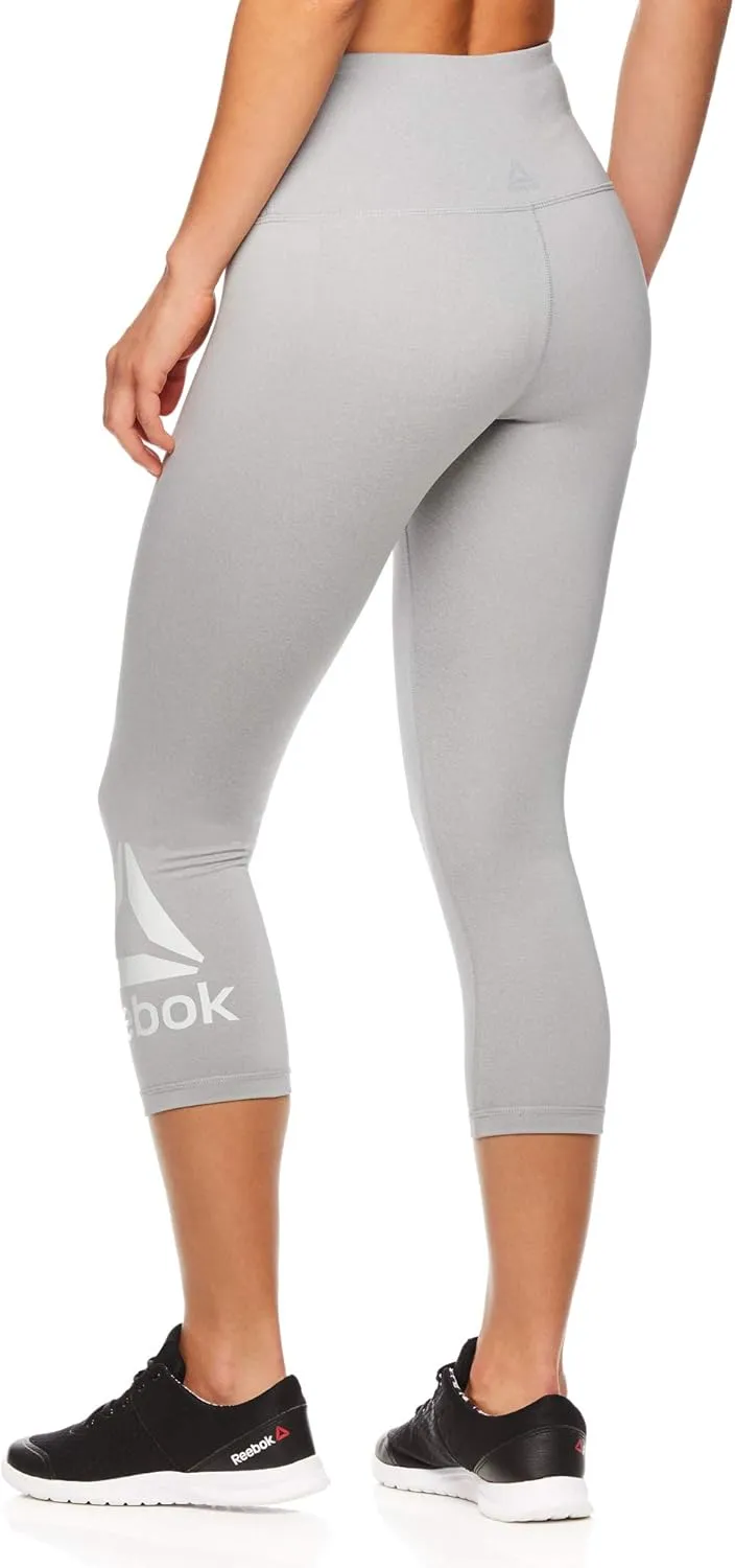 Reebok Womens Wanderlust Capri Compression Athletic Pants