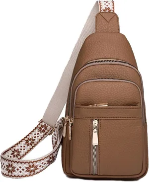 Relevantk Crossbody Bag, Wbougisay Crossbody Bag, Anti-Theft Crossbody Bag, Anti Theft Travel Bag, Hand Bags for Women 2024 (Khaki,Large)