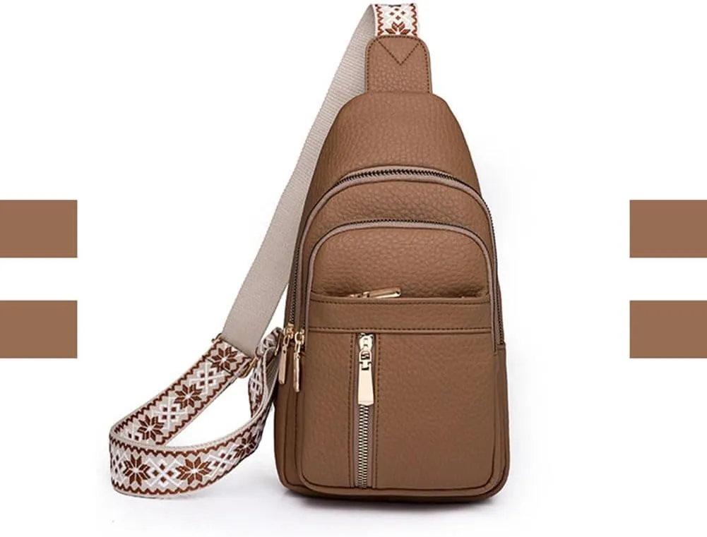 Relevantk Crossbody Bag, Wbougisay Crossbody Bag, Anti-Theft Crossbody Bag, Anti Theft Travel Bag, Hand Bags for Women 2024 (Khaki,Large)