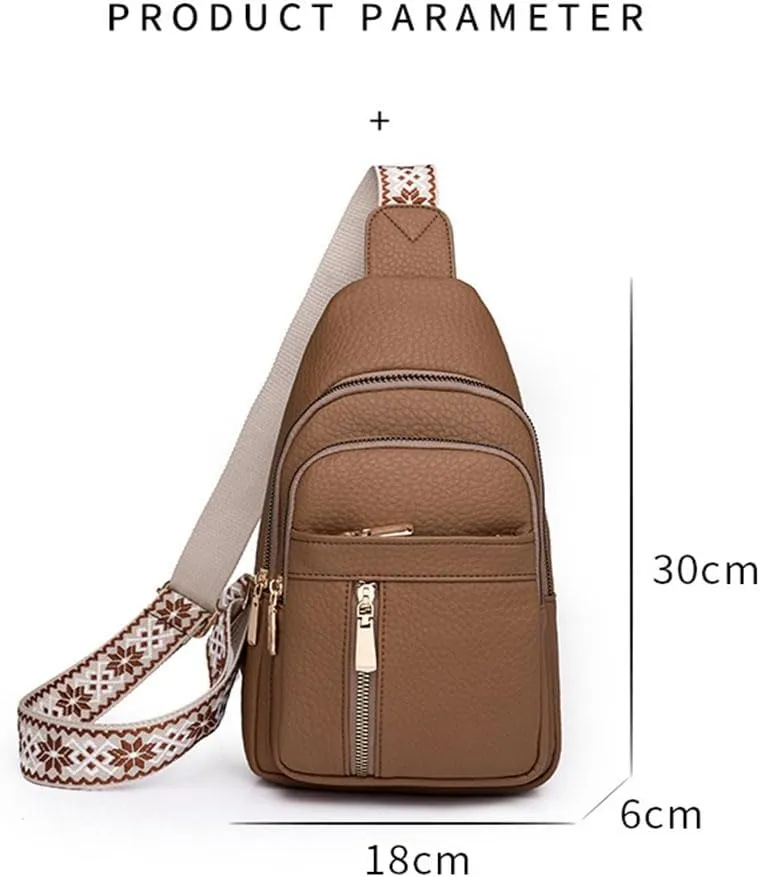 Relevantk Crossbody Bag, Wbougisay Crossbody Bag, Anti-Theft Crossbody Bag, Anti Theft Travel Bag, Hand Bags for Women 2024 (Khaki,Large)