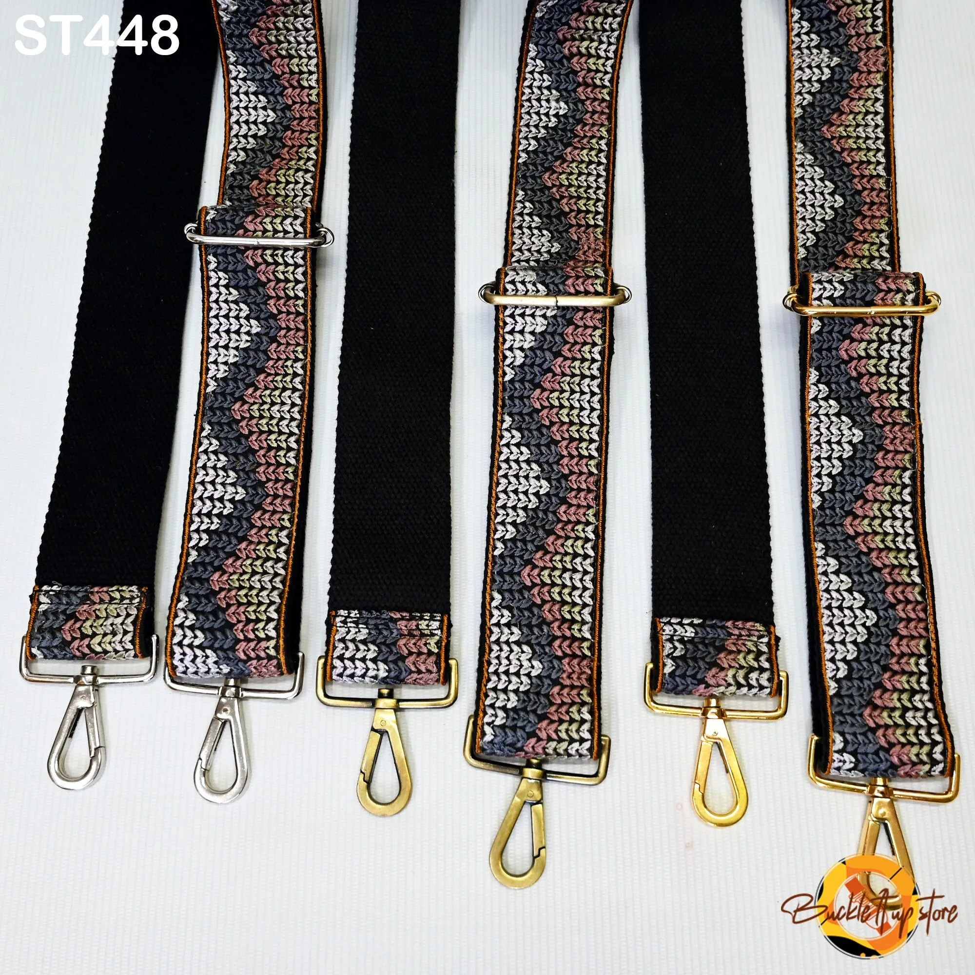 Replacement Purse Strap Embroidery Crossbody Strap for Purses Floral Embroidered Bag Strap Boho Guitar Strap Handbag Strap Gift for Sister
