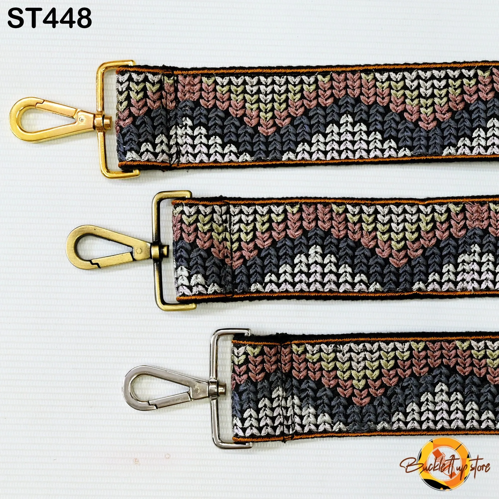 Replacement Purse Strap Embroidery Crossbody Strap for Purses Floral Embroidered Bag Strap Boho Guitar Strap Handbag Strap Gift for Sister
