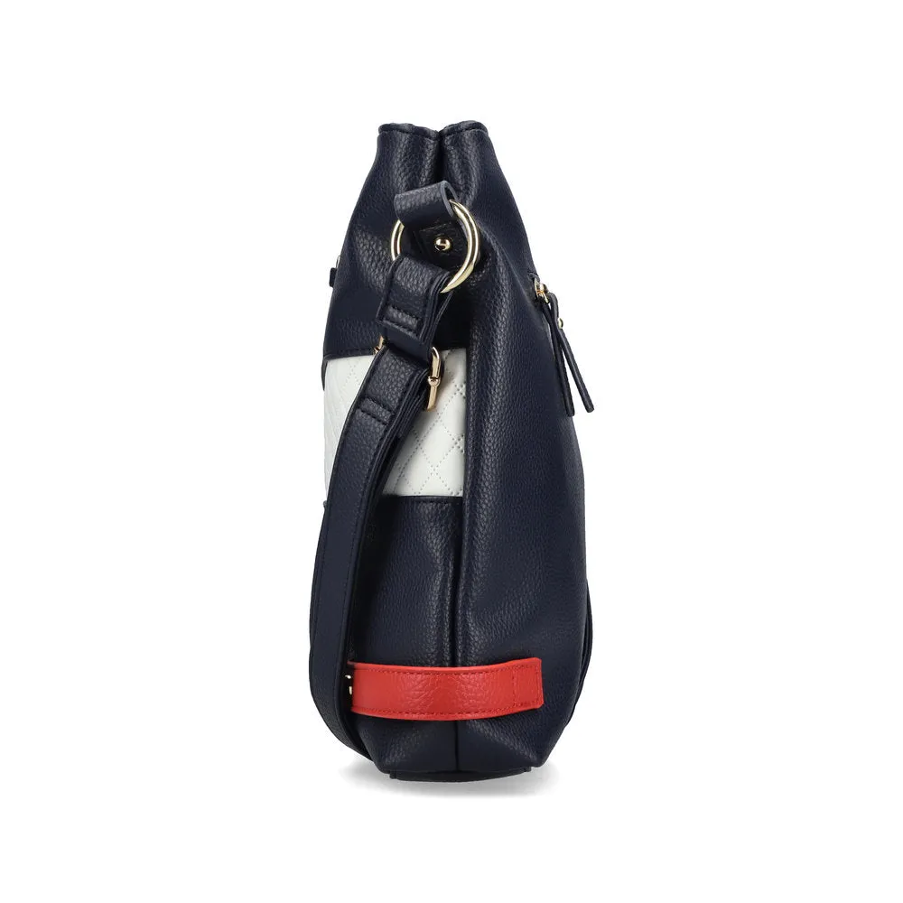 Rieker Classic Messenger Bag Navy Multi