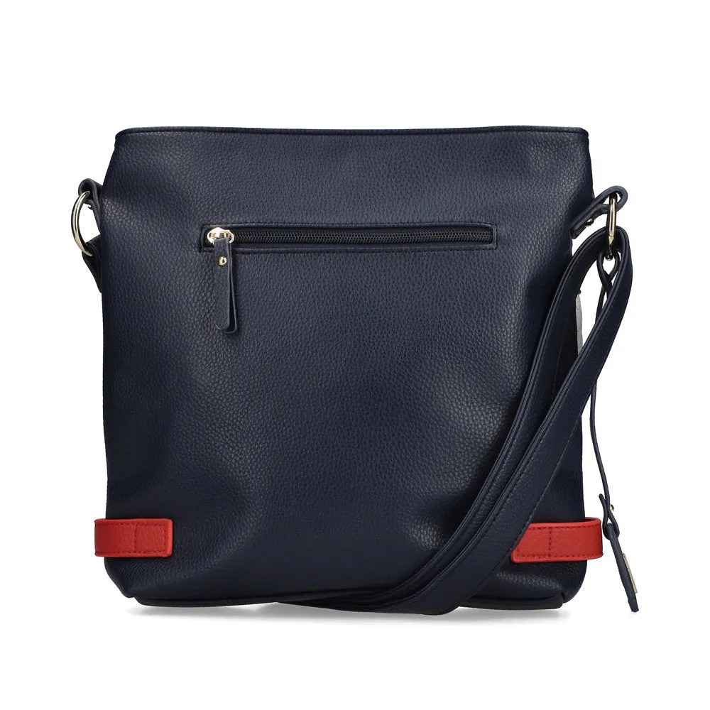 Rieker Classic Messenger Bag Navy Multi