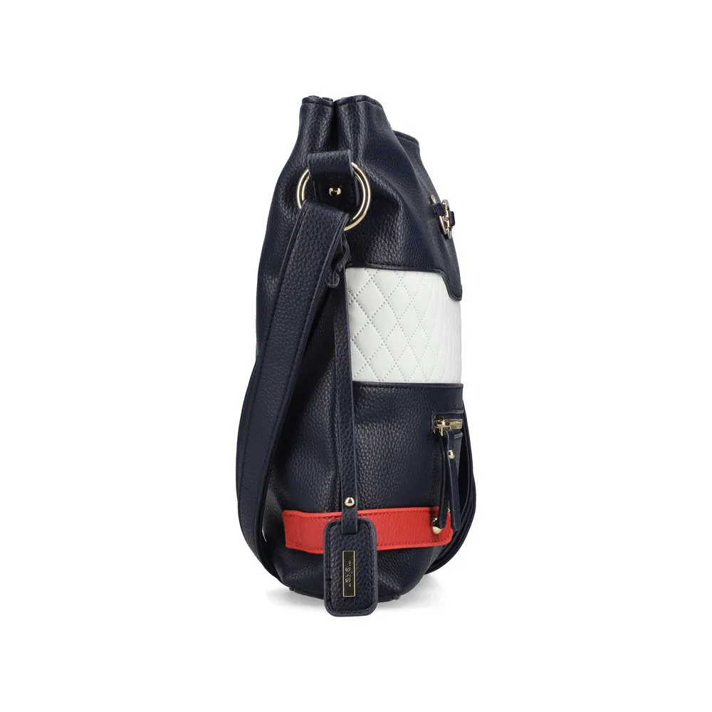 Rieker Classic Messenger Bag Navy Multi