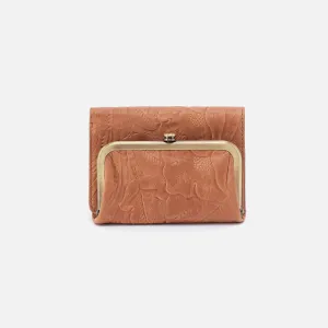 Robin Hobo Compact Wallet-Saddle