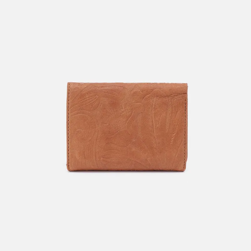 Robin Hobo Compact Wallet-Saddle