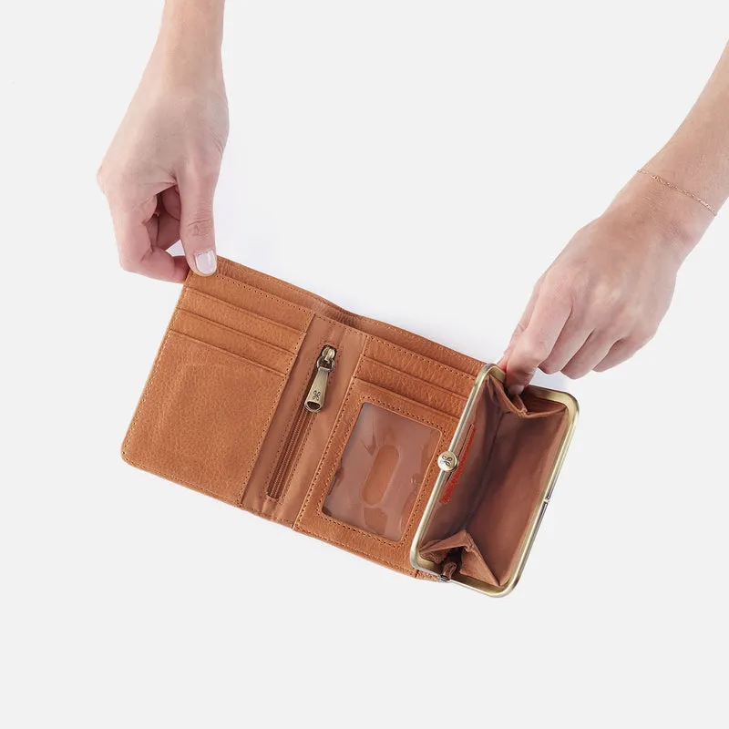 Robin Hobo Compact Wallet-Saddle