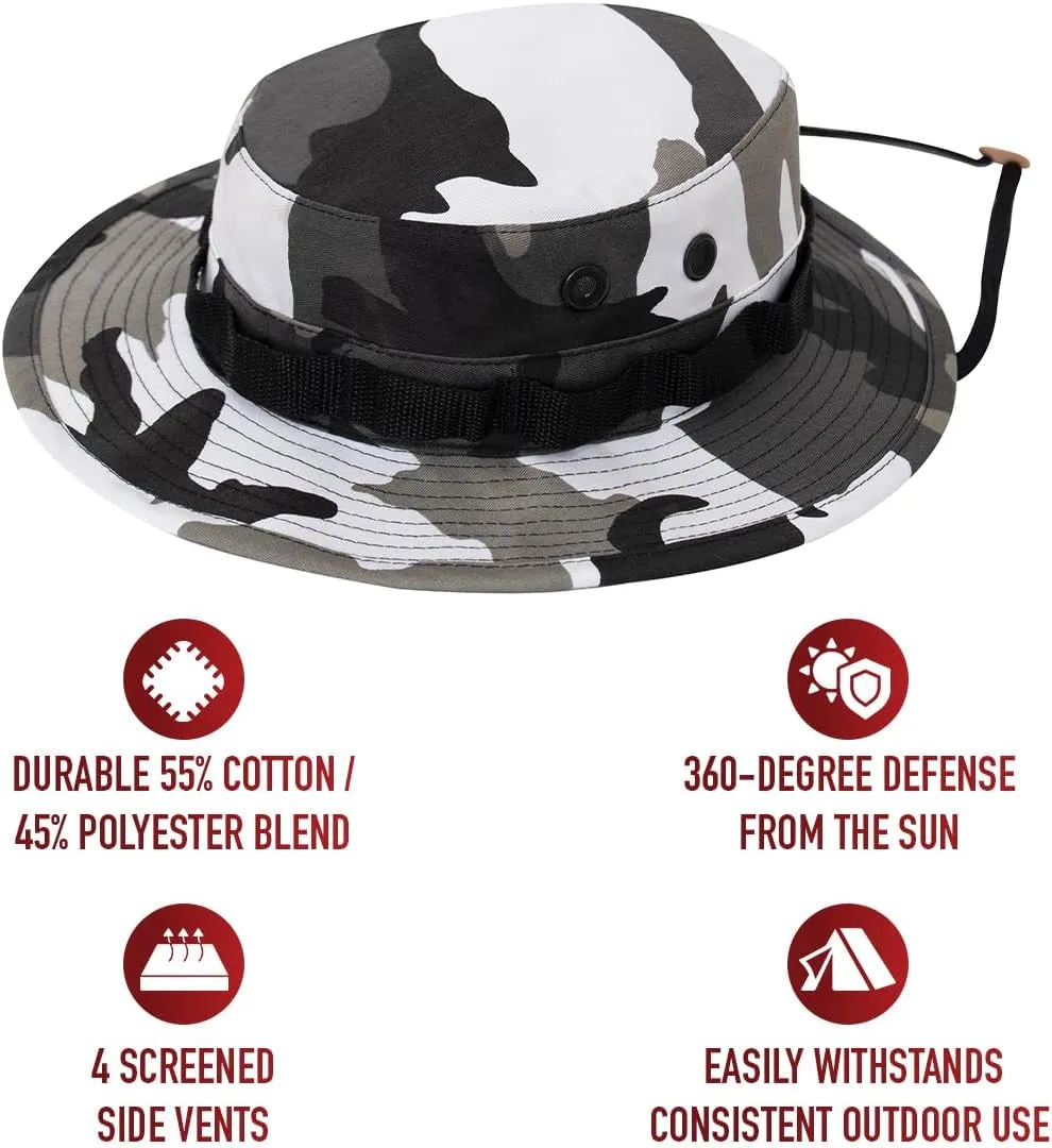 Rothco Camo Boonie Hat Bucket Hat Military Hat