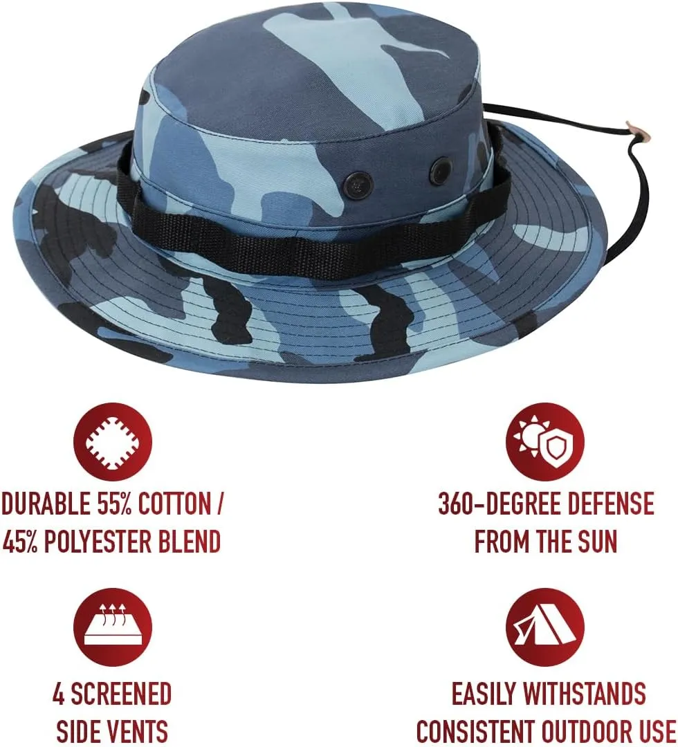 Rothco Camo Boonie Hat Bucket Hat Military Hat