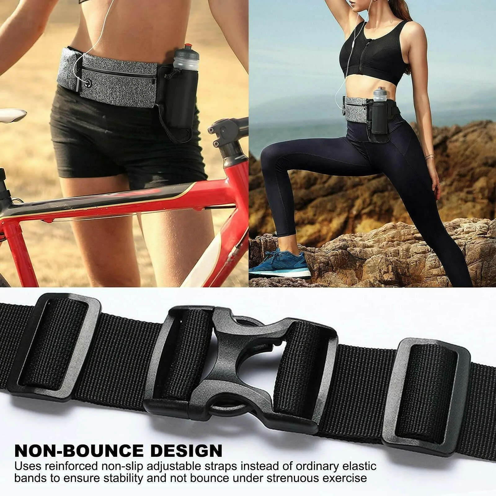Running Bum Bag with Bottle Holder