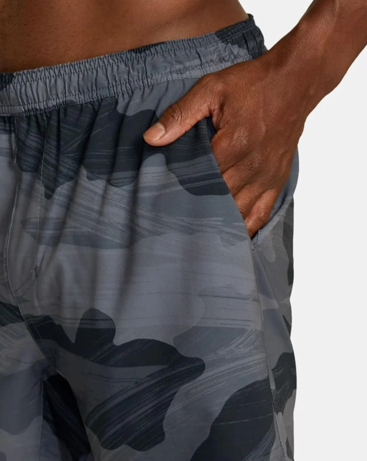 RVCA Sport Men's 17" Yogger Train 2 in 1 Workout Shorts with Compression Liner