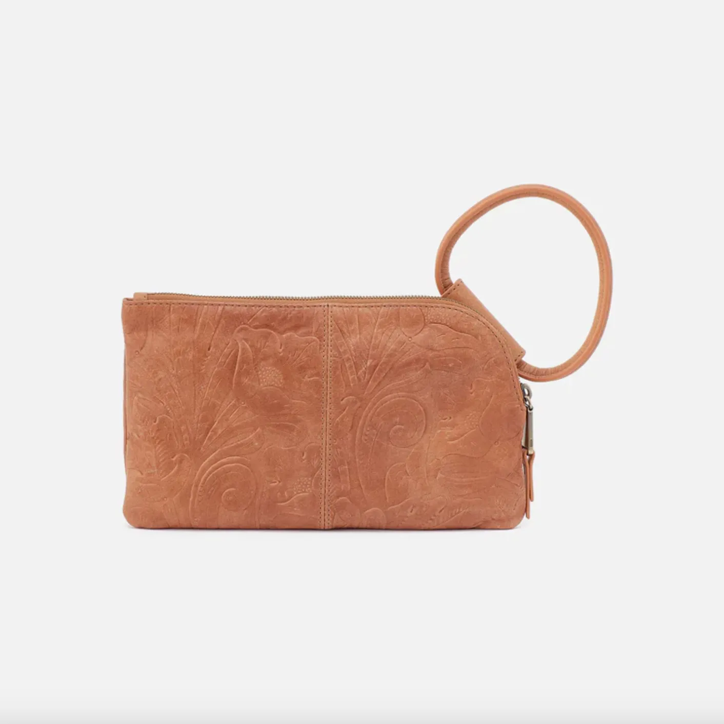Sable Wristlet | Tooled Embossed Leather