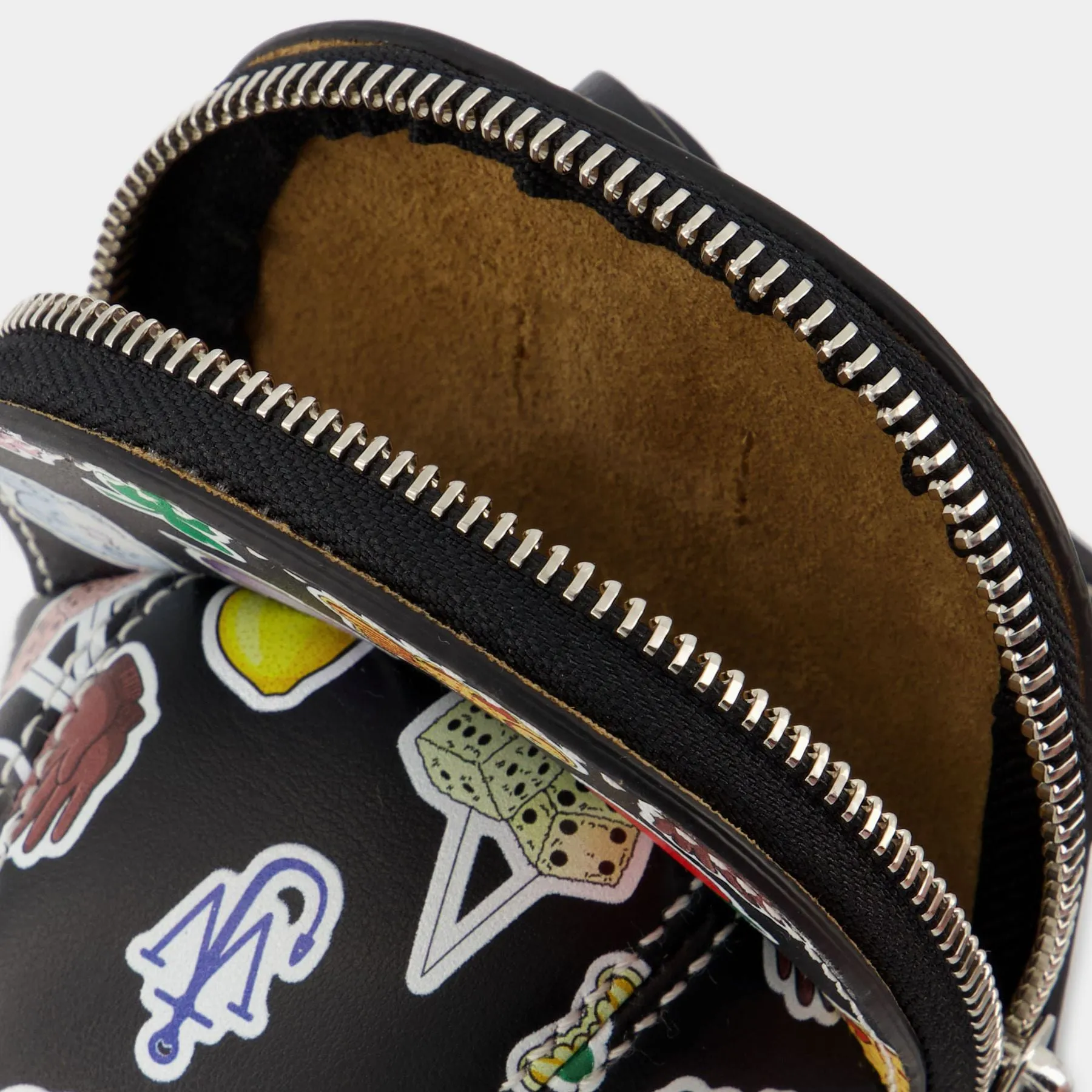 Sac Hobo Nano Cap - J.W. Anderson - Cuir - Noir