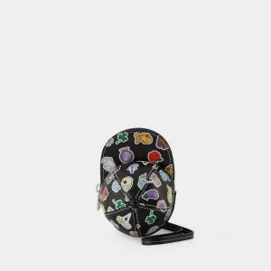 Sac Hobo Nano Cap - J.W. Anderson - Cuir - Noir