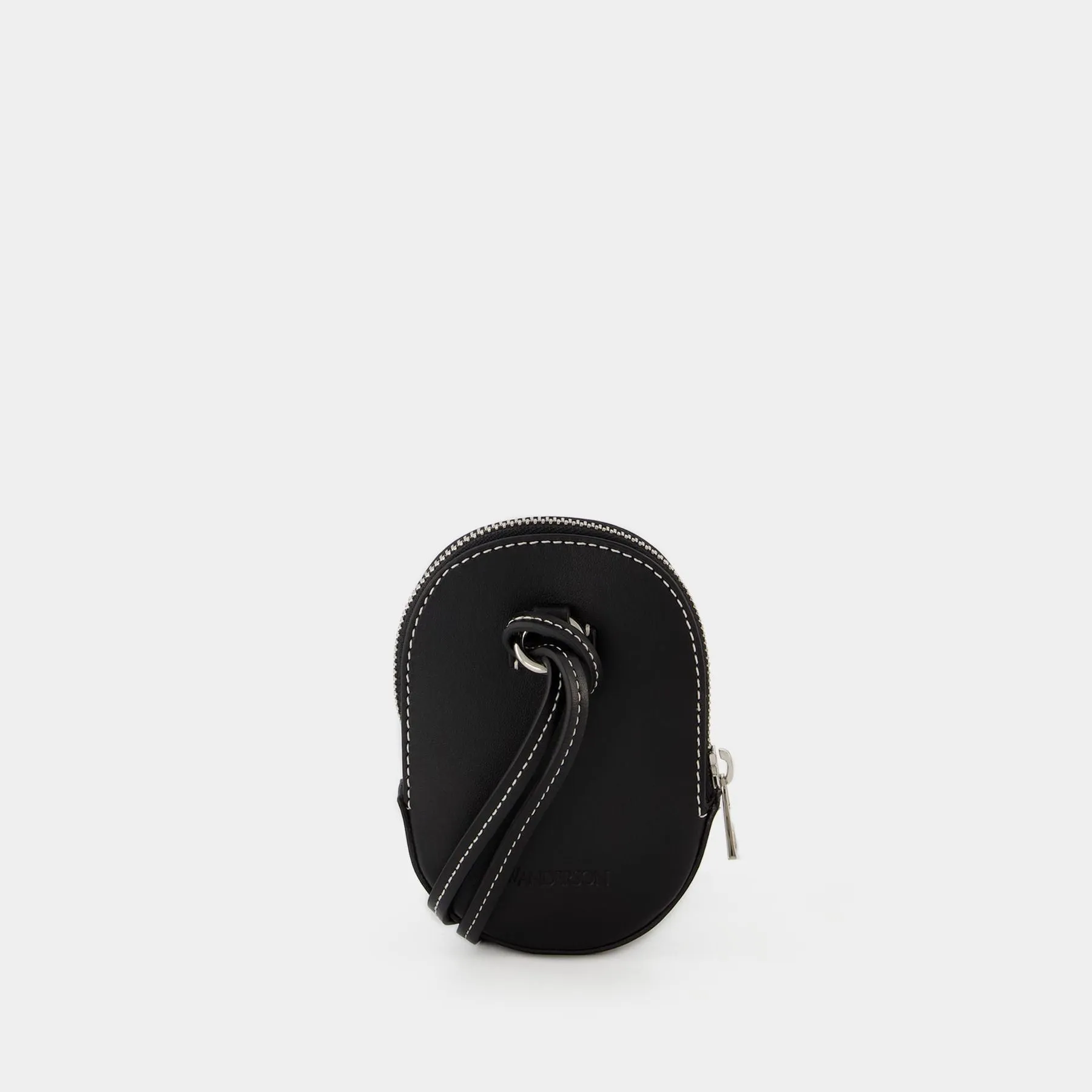 Sac Hobo Nano Cap - J.W. Anderson - Cuir - Noir