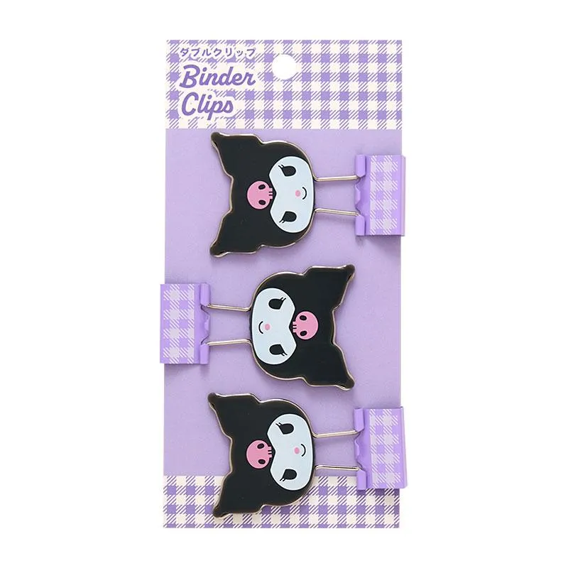 [Sanrio] Double Clip Set - Kuromi [MAY 2025 ] Sanrio Original