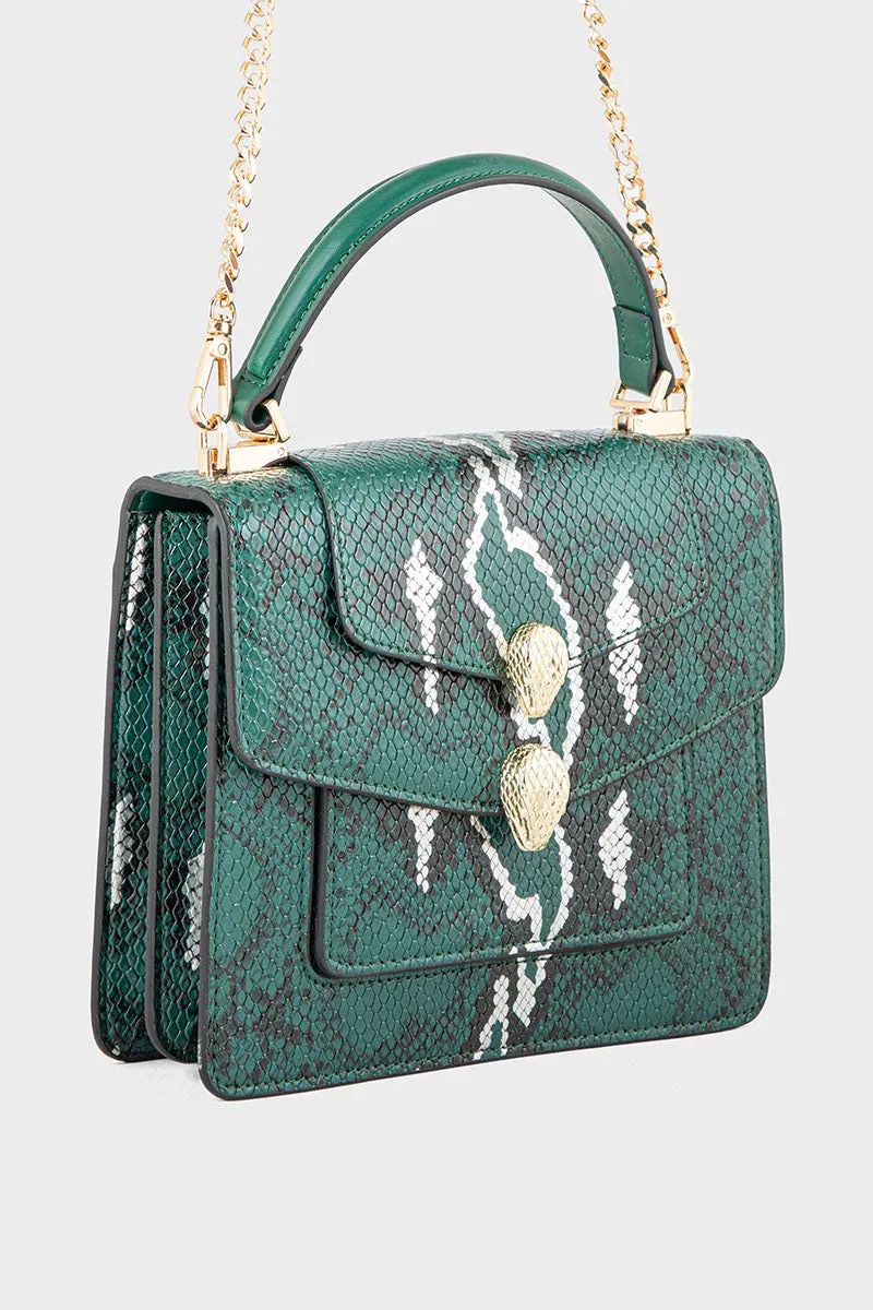 Satchel Shoulder Bags BS2054-Dark Green