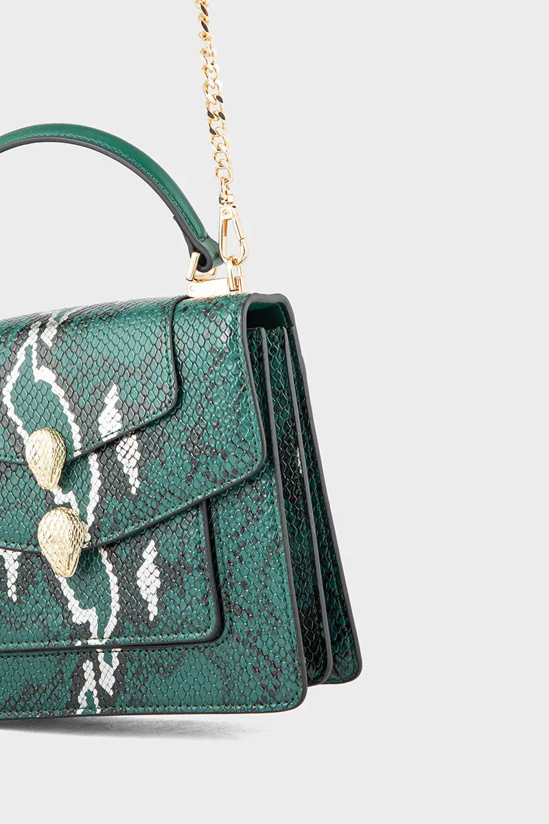 Satchel Shoulder Bags BS2054-Dark Green