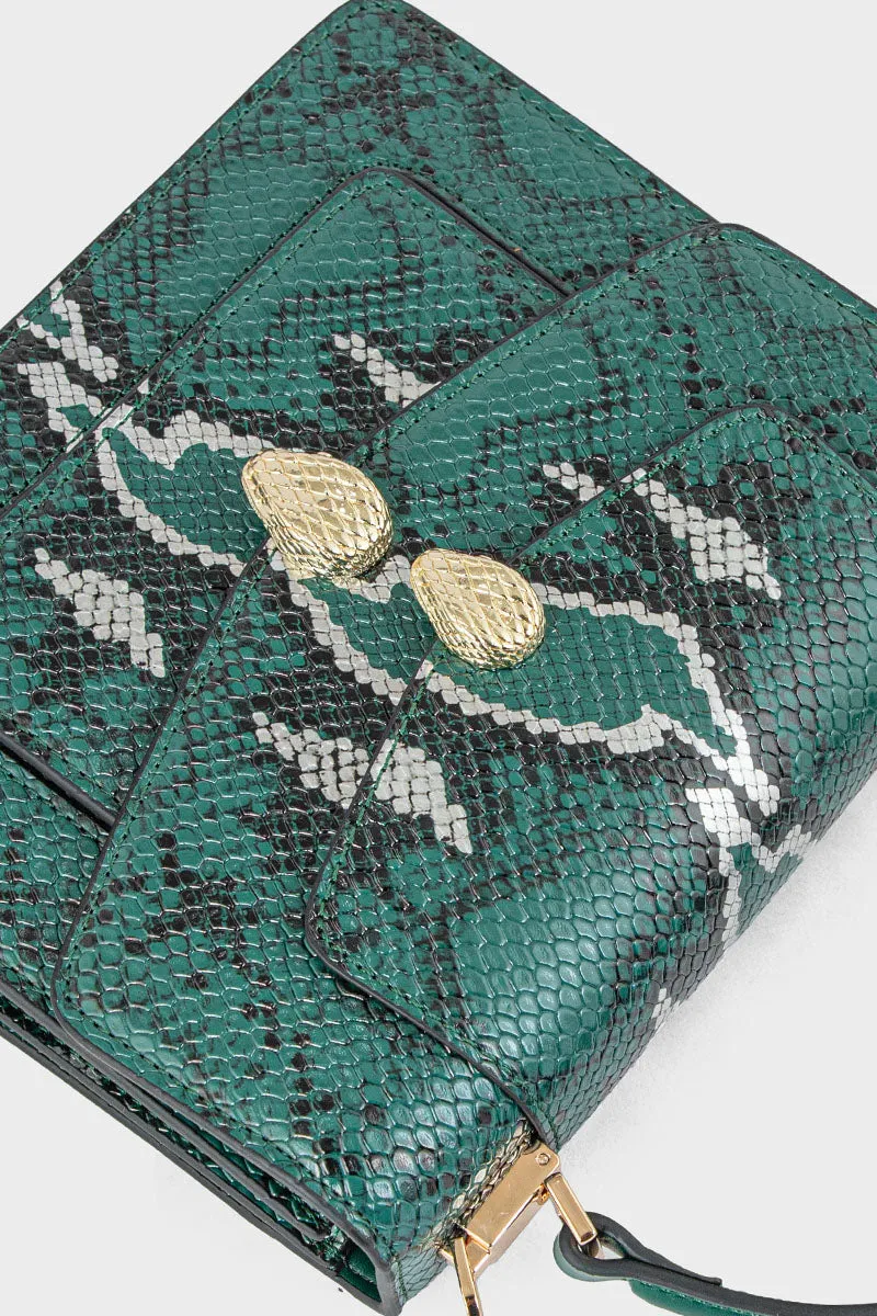 Satchel Shoulder Bags BS2054-Dark Green