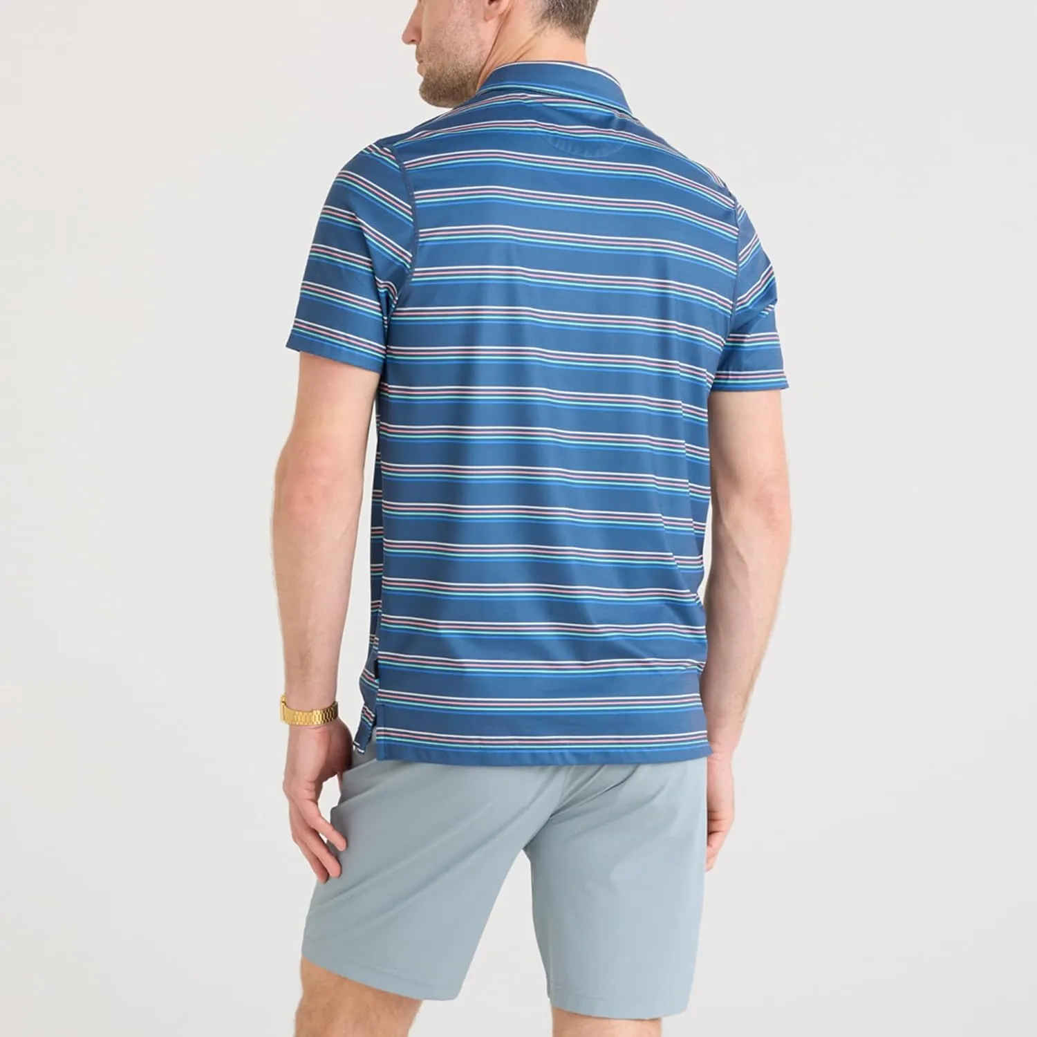 SAXX Underwear Co. Men's Droptemp All Day Cooling Polo Quick-Dry and Moisture-Wicking