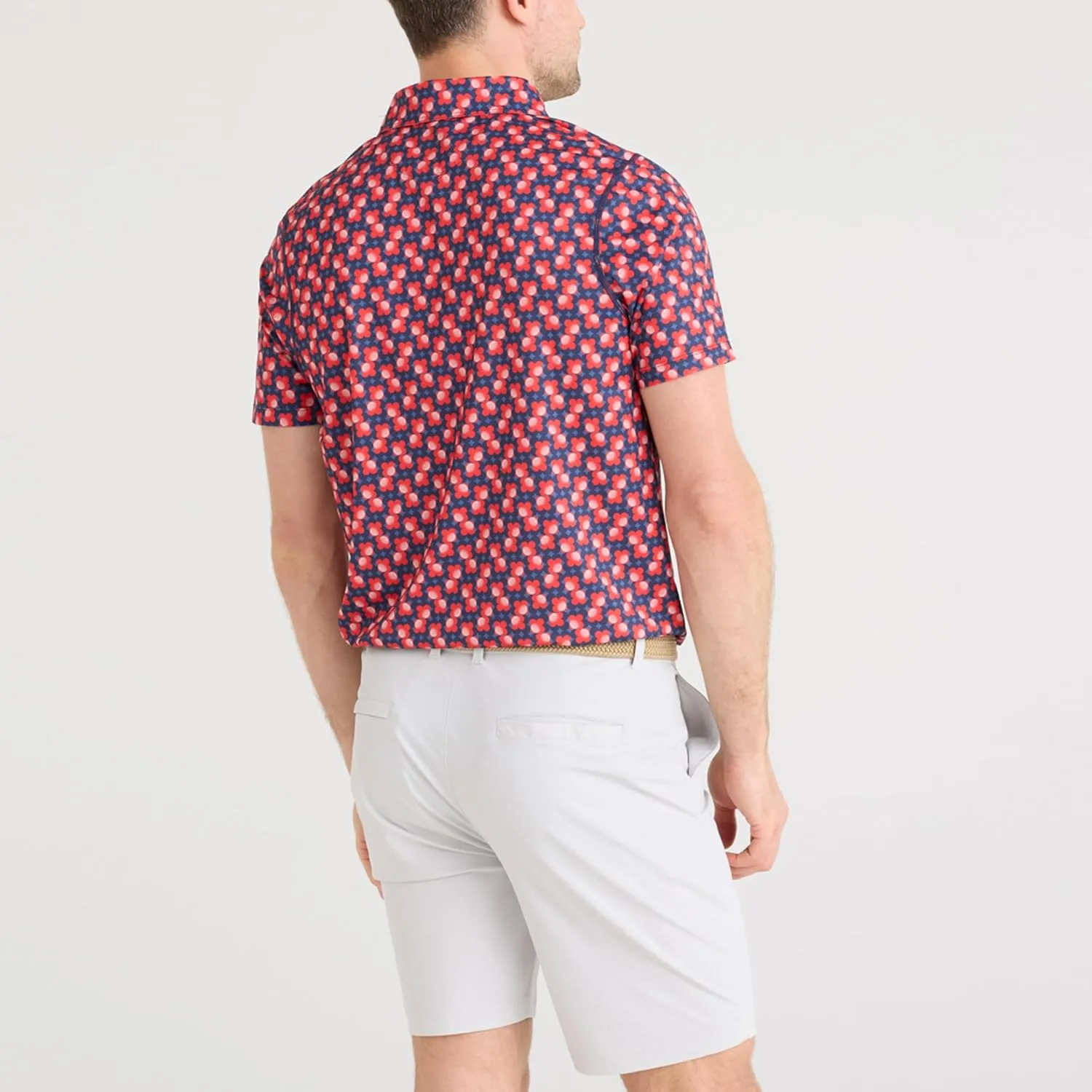 SAXX Underwear Co. Men's Droptemp All Day Cooling Polo Quick-Dry and Moisture-Wicking