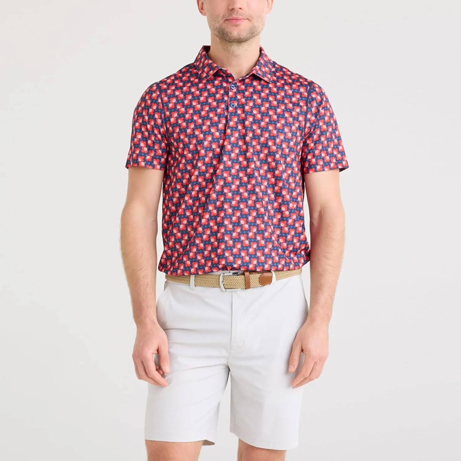 SAXX Underwear Co. Men's Droptemp All Day Cooling Polo Quick-Dry and Moisture-Wicking