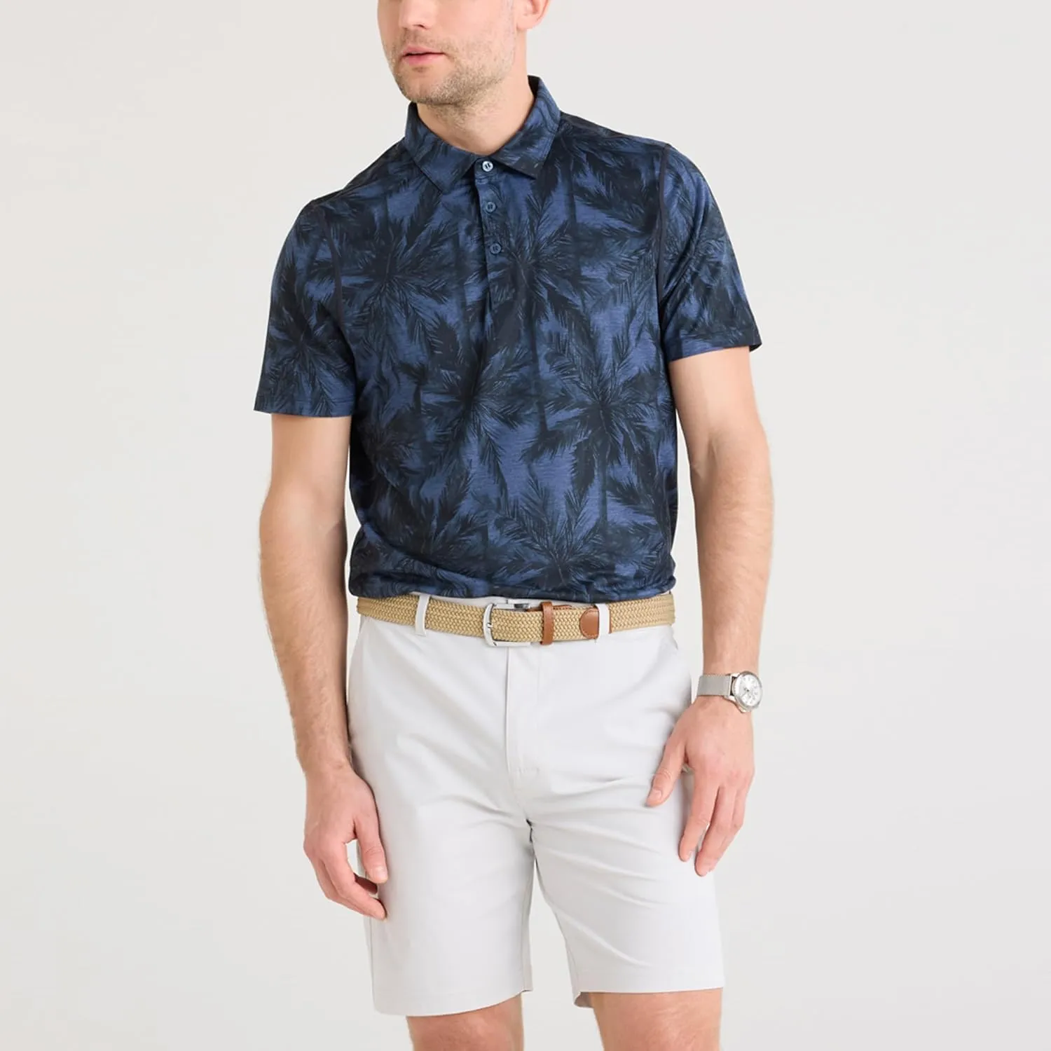 SAXX Underwear Co. Men's Droptemp All Day Cooling Polo Quick-Dry and Moisture-Wicking