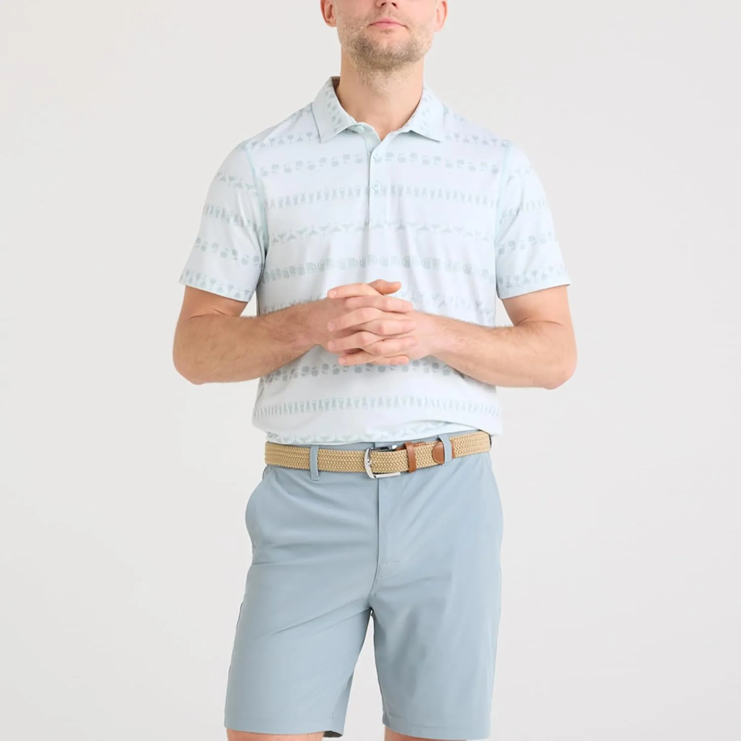 SAXX Underwear Co. Men's Droptemp All Day Cooling Polo Quick-Dry and Moisture-Wicking