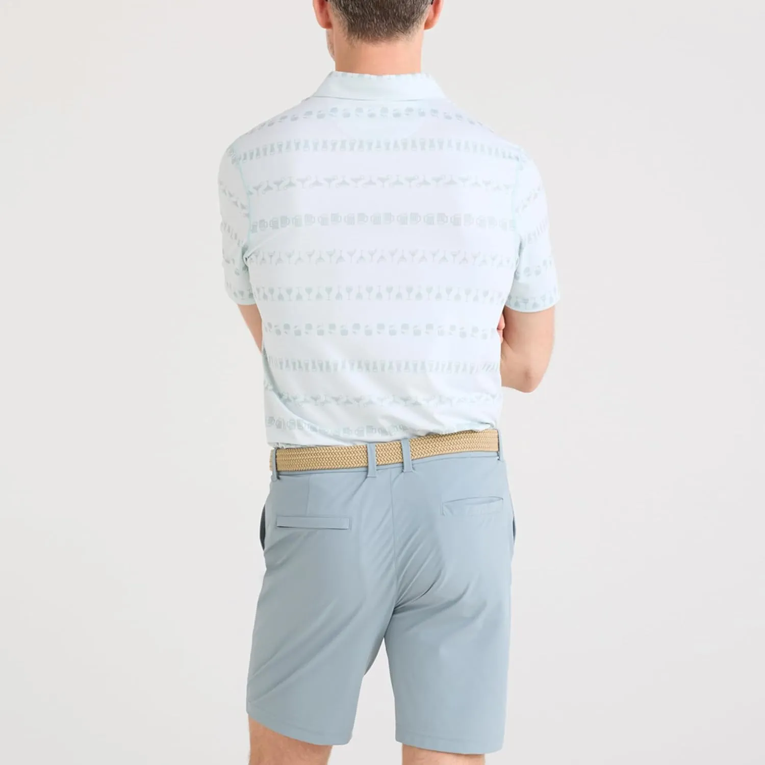 SAXX Underwear Co. Men's Droptemp All Day Cooling Polo Quick-Dry and Moisture-Wicking