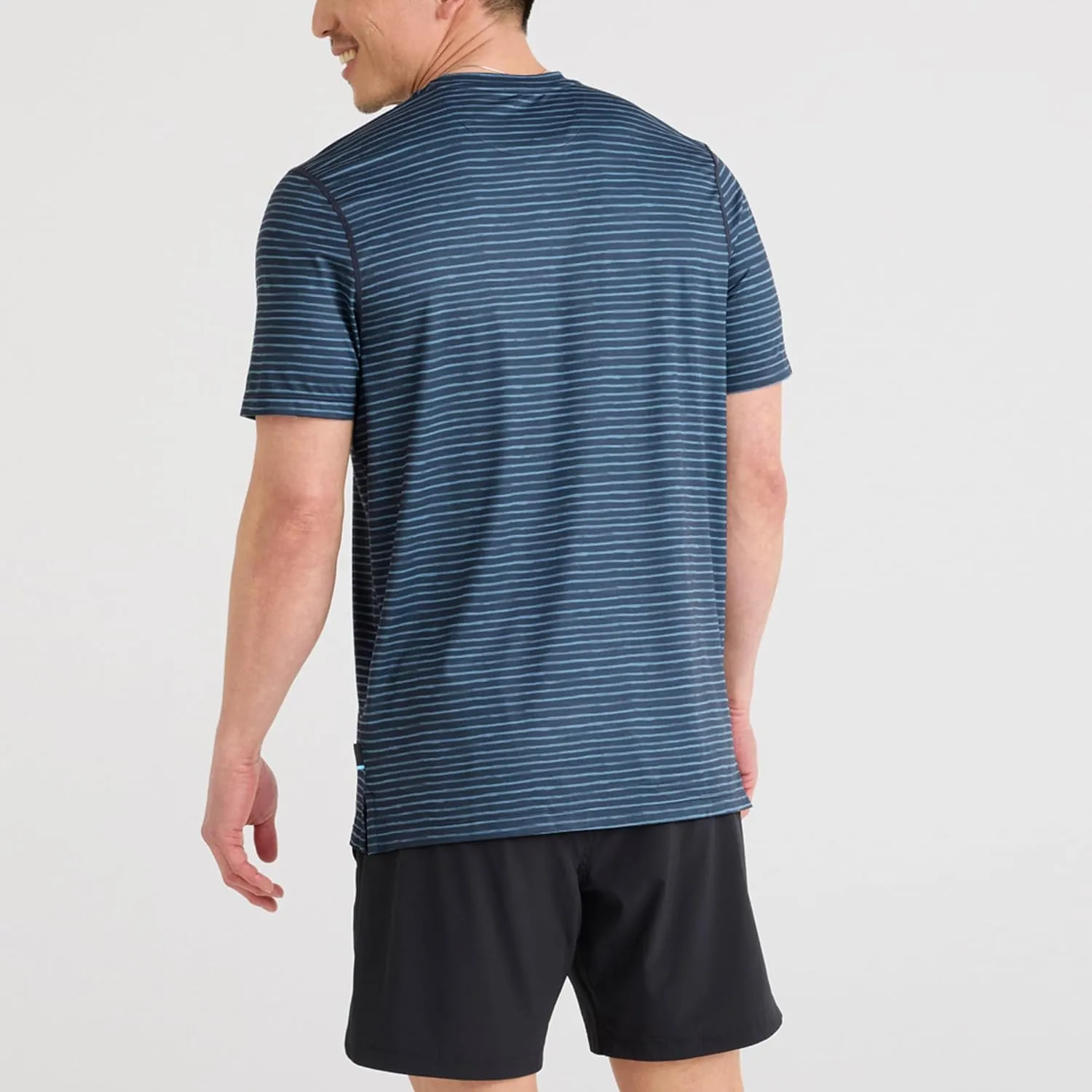 SAXX Underwear Co. Men's Droptemp All Day Cooling Short Sleeve Tee, Breathable and Moisture Wicking