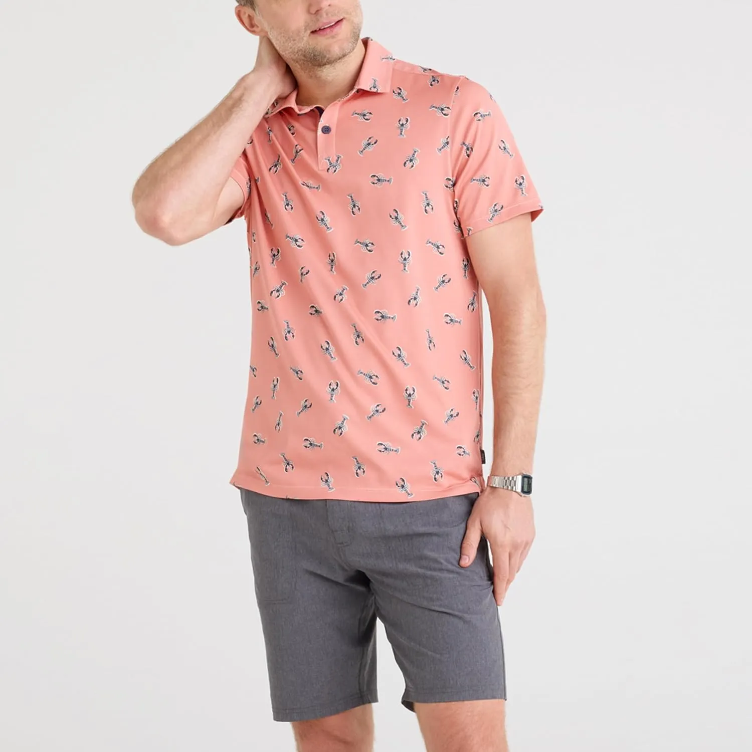 SAXX Underwear Co. Men's Droptemp Dry Polo, Moisture-Wicking and Breathable