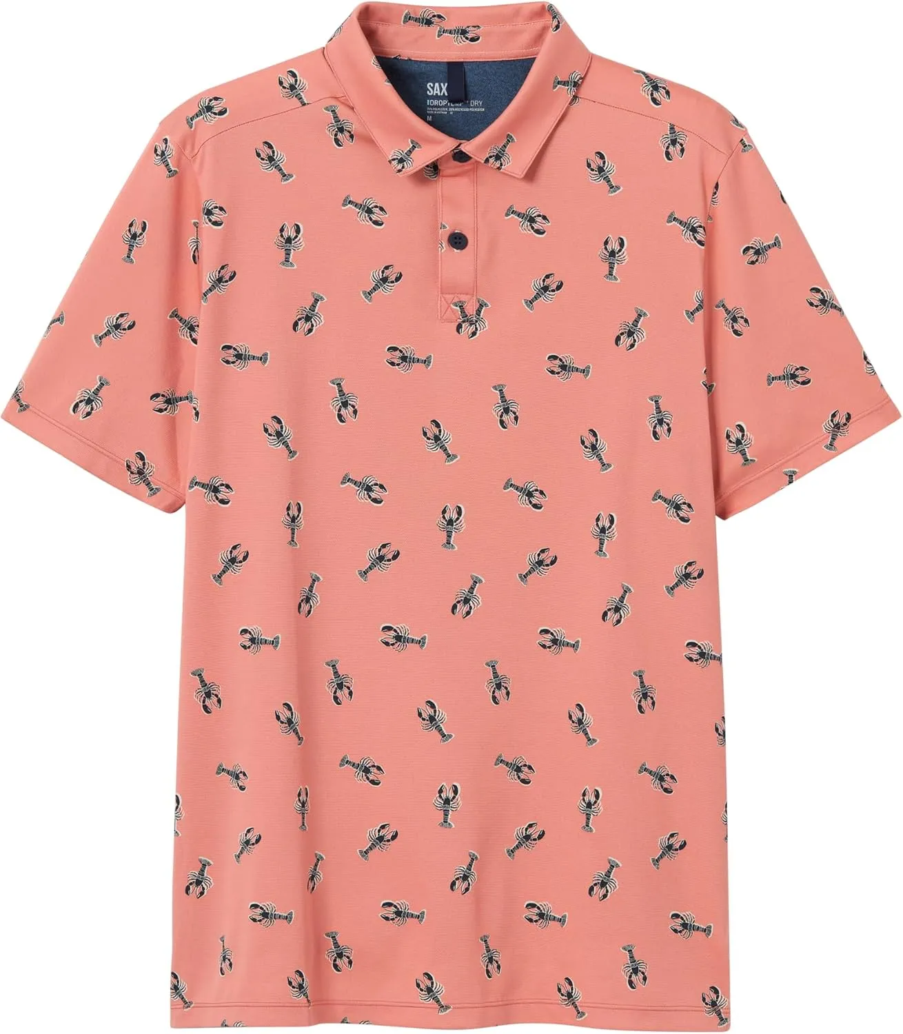 SAXX Underwear Co. Men's Droptemp Dry Polo, Moisture-Wicking and Breathable