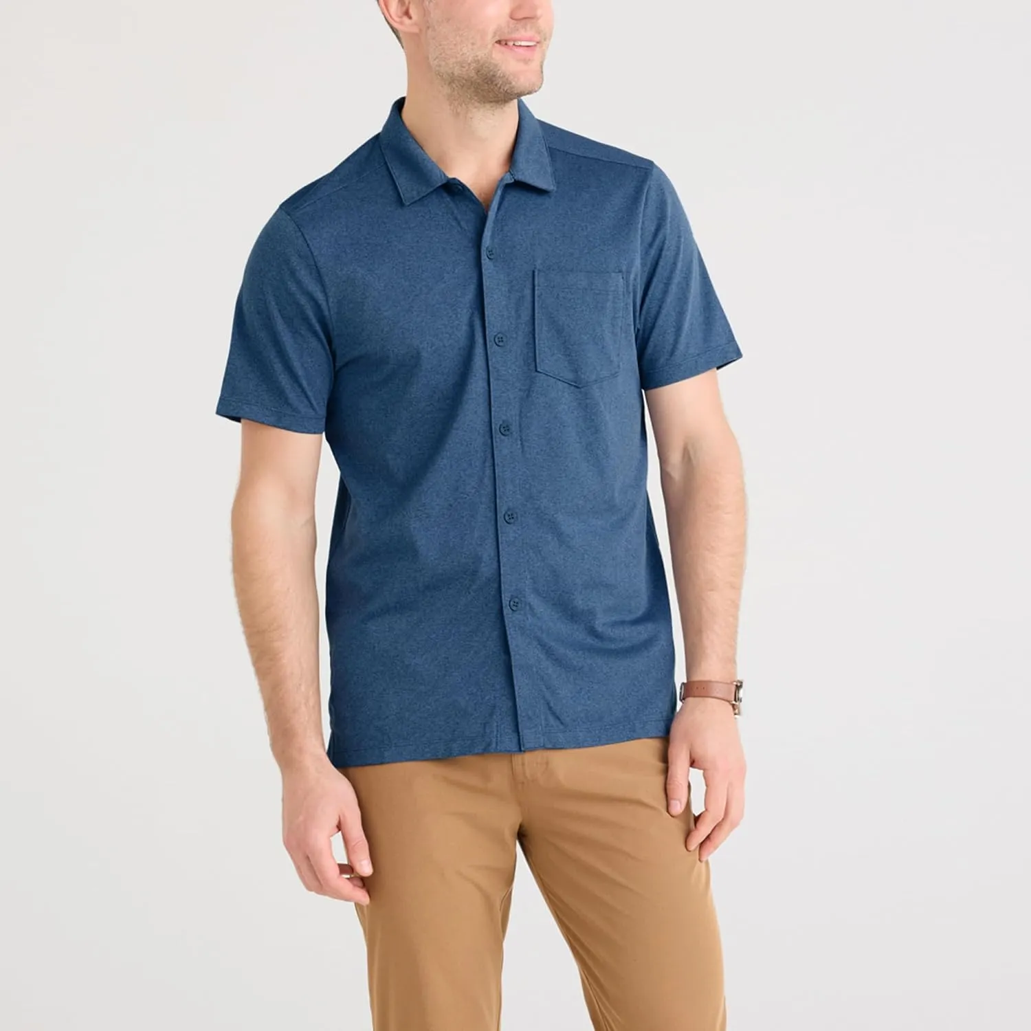 SAXX Underwear Co. Men's Droptemp Dry Resort Polo, Breathable and Moisture-Wicking