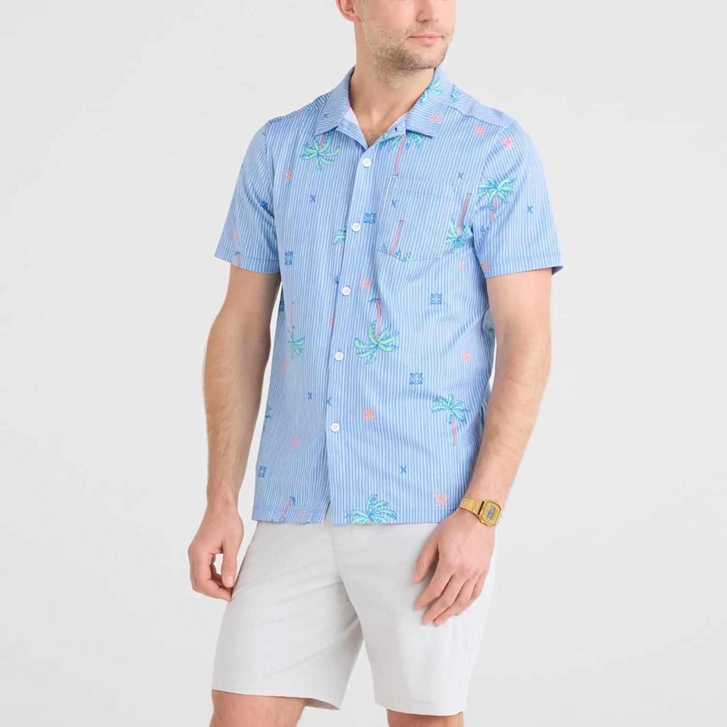 SAXX Underwear Co. Men's Droptemp Dry Resort Polo, Breathable and Moisture-Wicking