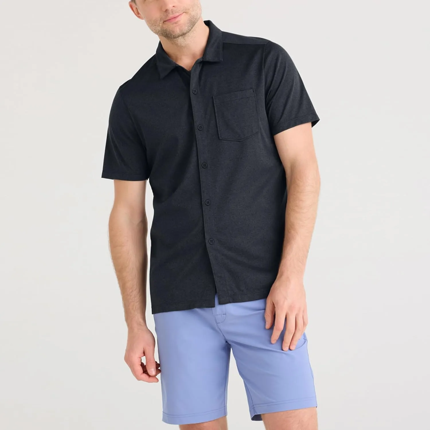 SAXX Underwear Co. Men's Droptemp Dry Resort Polo, Breathable and Moisture-Wicking