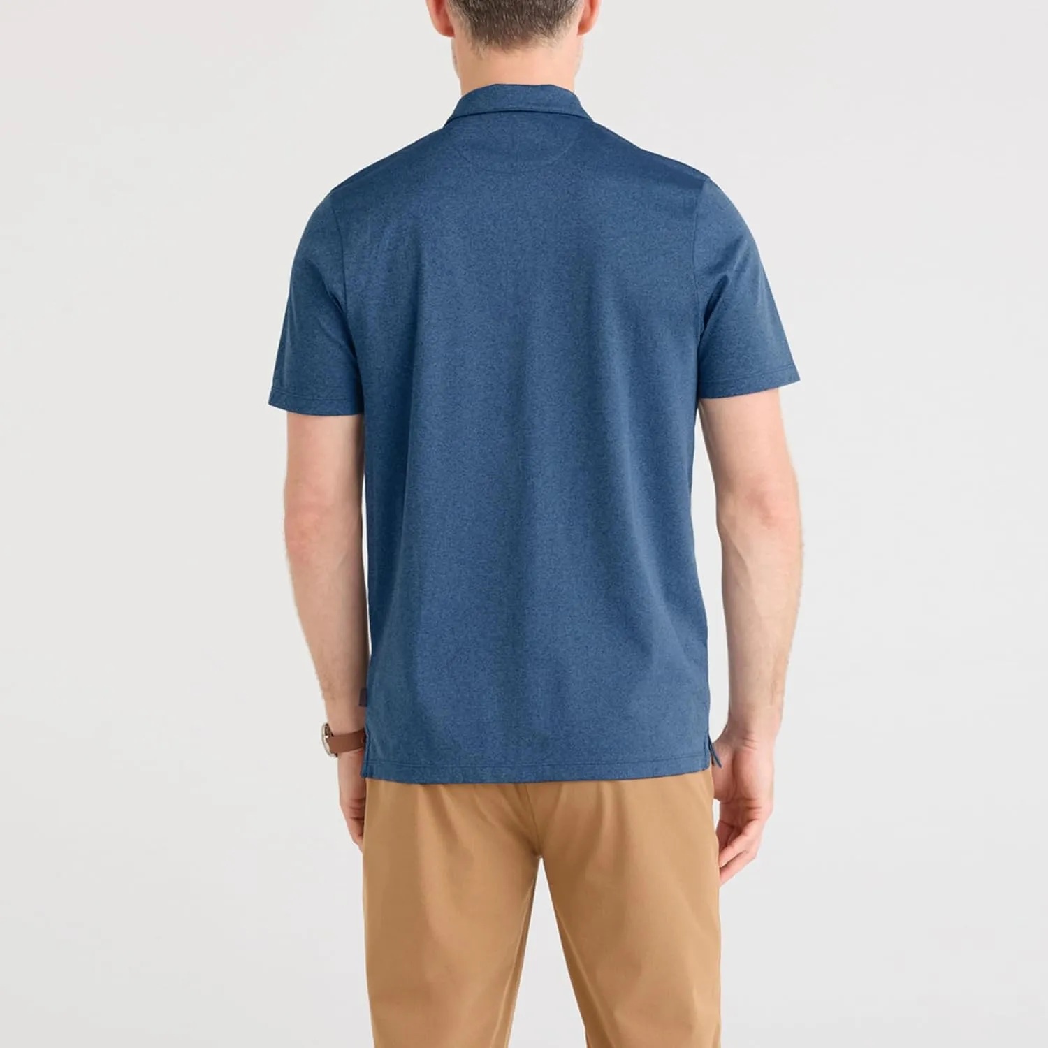SAXX Underwear Co. Men's Droptemp Dry Resort Polo, Breathable and Moisture-Wicking