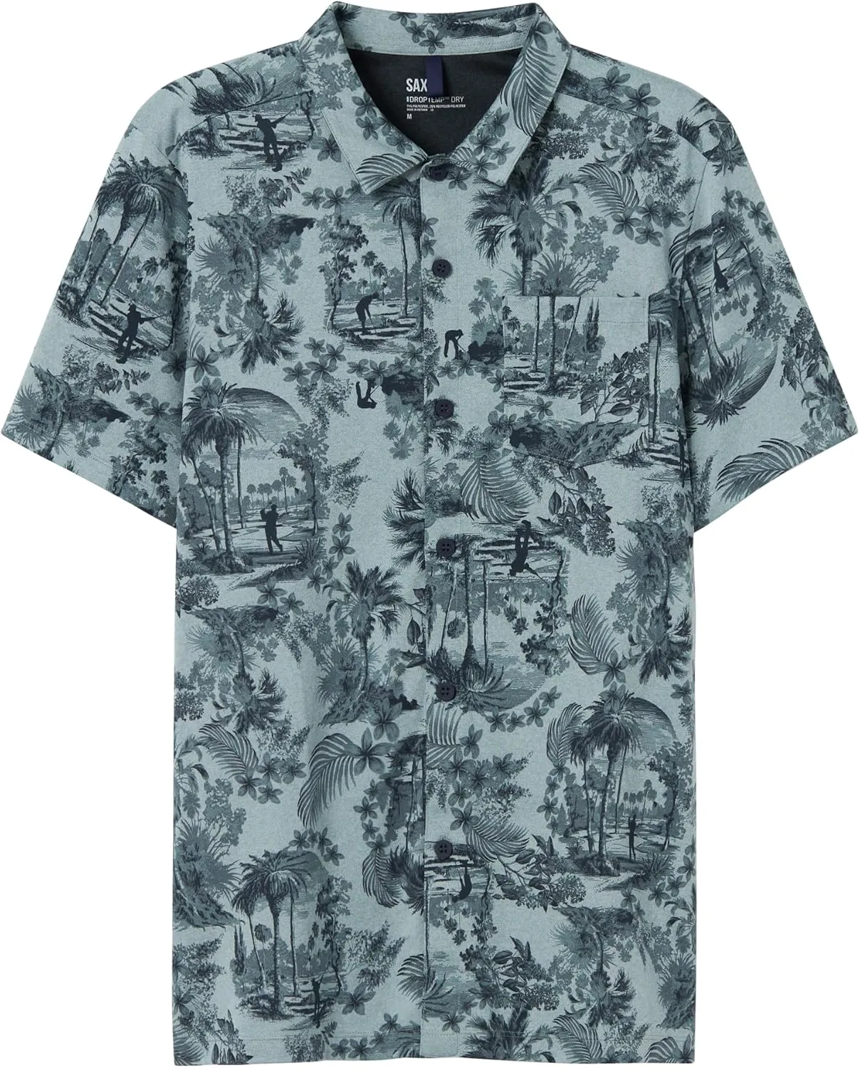 SAXX Underwear Co. Men's Droptemp Dry Resort Polo, Breathable and Moisture-Wicking