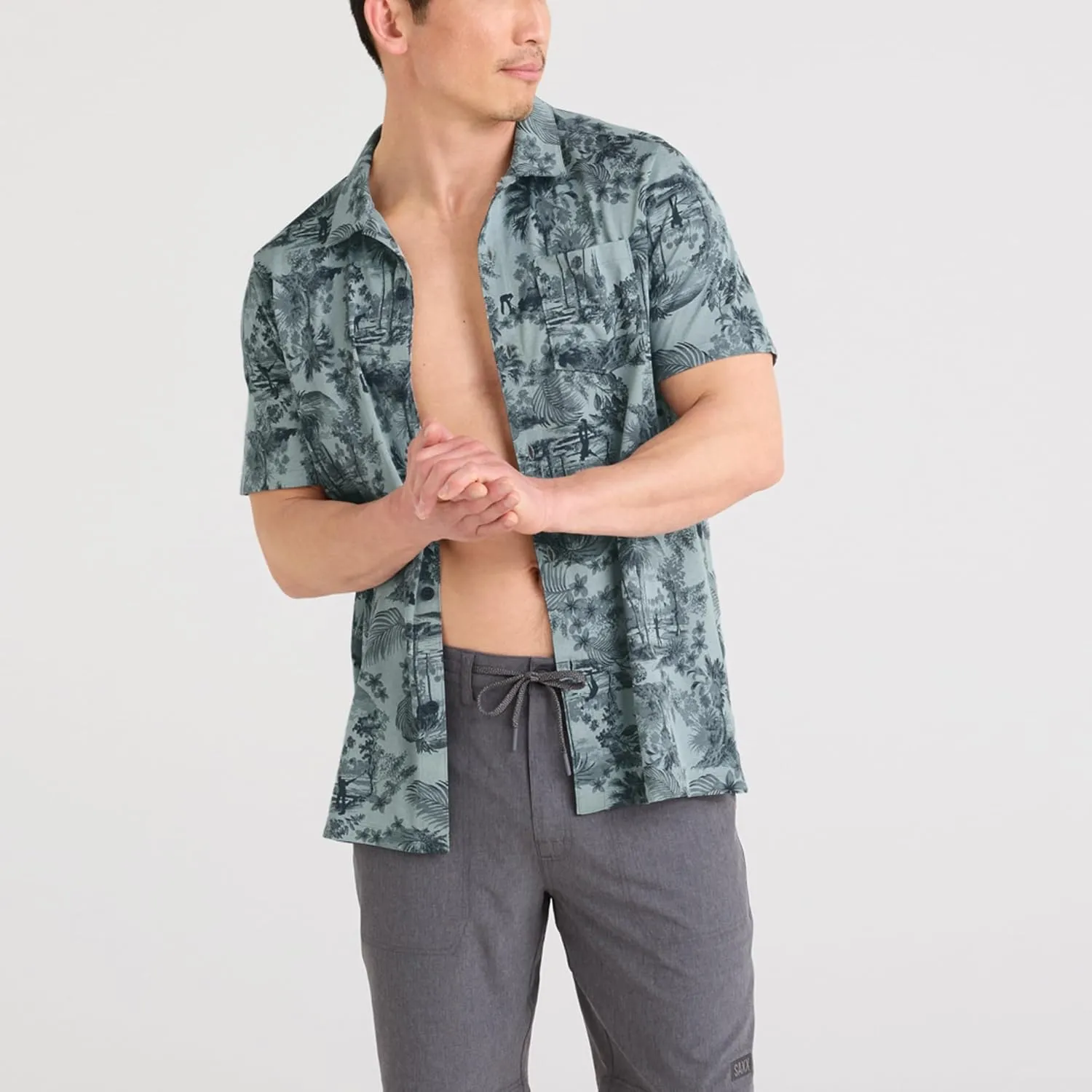 SAXX Underwear Co. Men's Droptemp Dry Resort Polo, Breathable and Moisture-Wicking