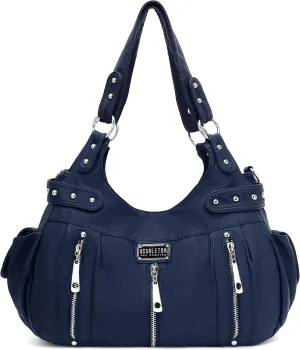 Scarleton Purses for Women Large Hobo Bags Washed Vegan Leather Shoulder Bag Satchel Tote Top Handle Handbags, H1292