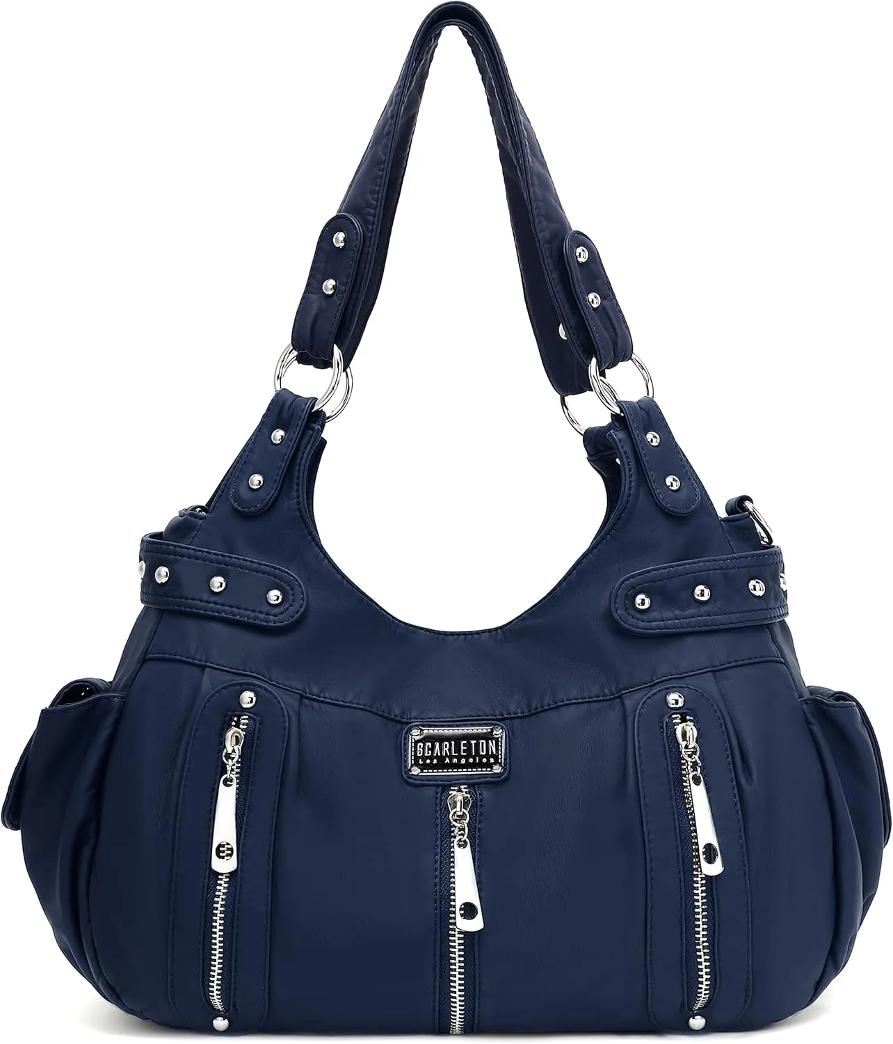 Scarleton Purses for Women Large Hobo Bags Washed Vegan Leather Shoulder Bag Satchel Tote Top Handle Handbags, H1292
