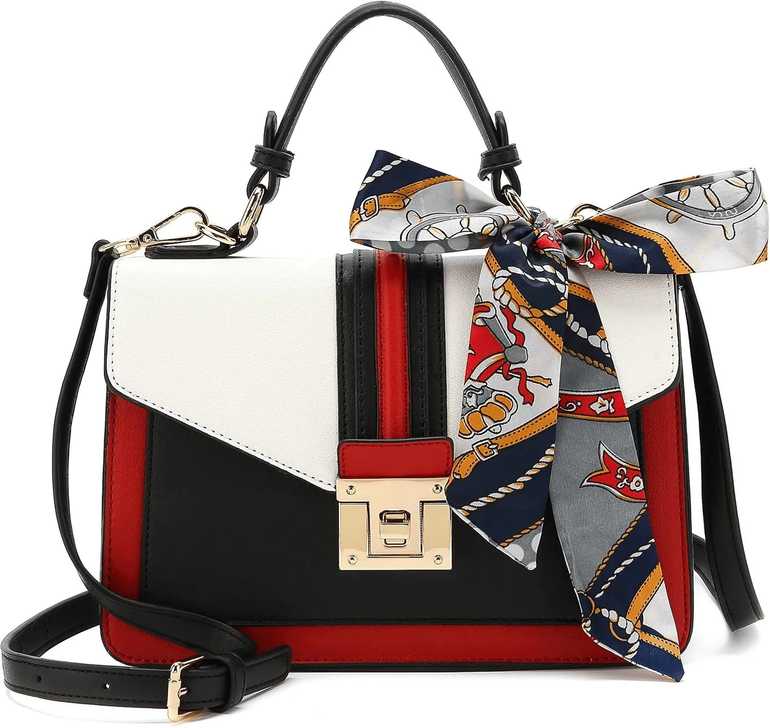 Scarleton Women's White Satchel Handbag H2065