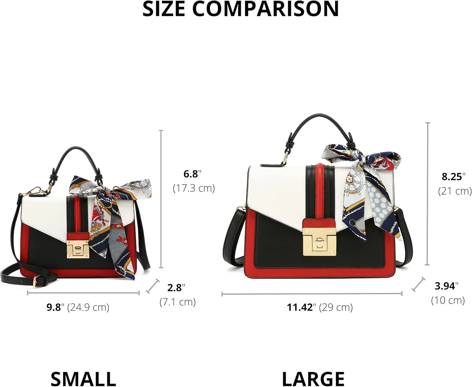 Scarleton Women's White Satchel Handbag H2065