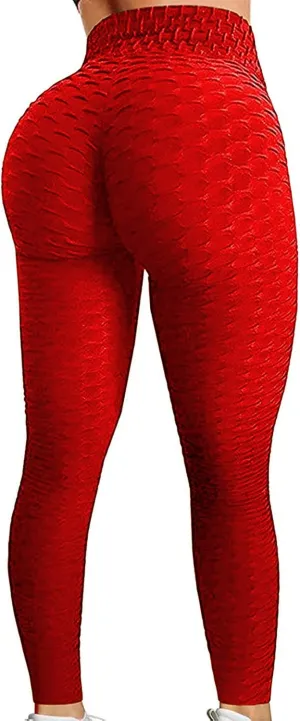 SEASUM Women's High Waist Yoga Pants Tummy Control Slimming Booty Leggings Workout Running Butt Lift Tights