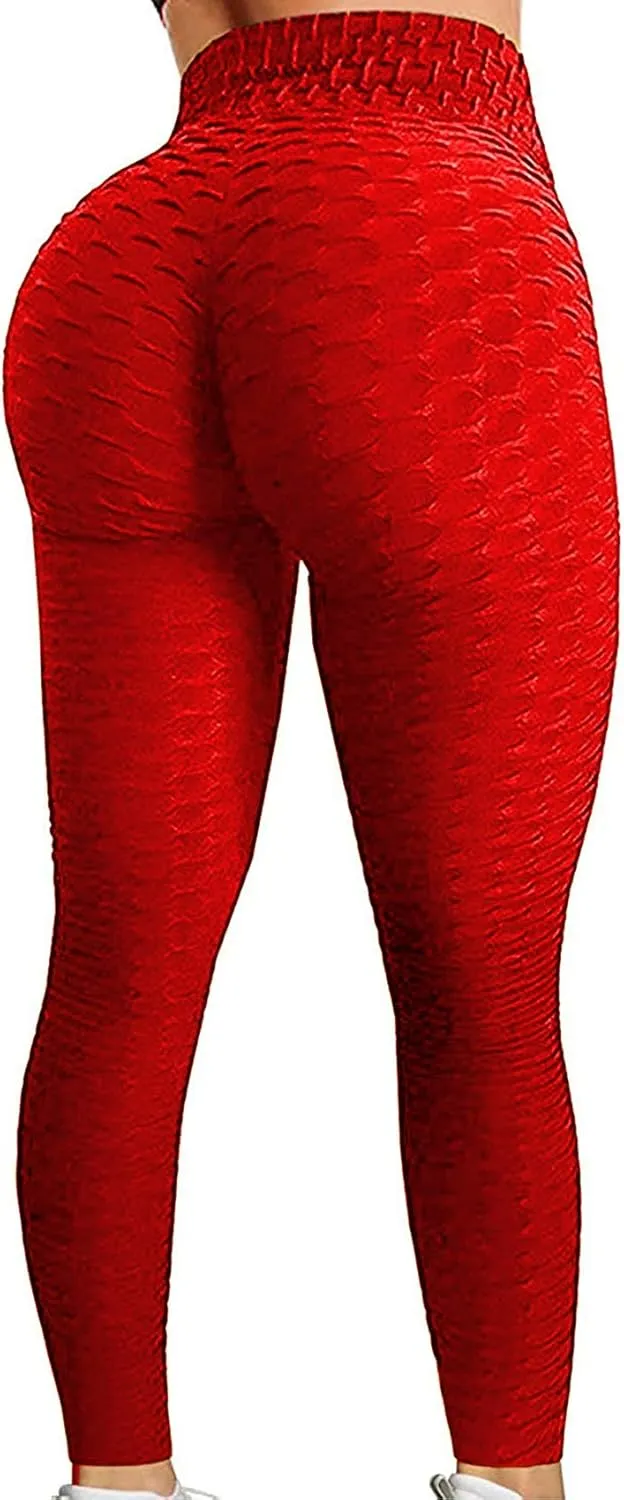 SEASUM Women's High Waist Yoga Pants Tummy Control Slimming Booty Leggings Workout Running Butt Lift Tights